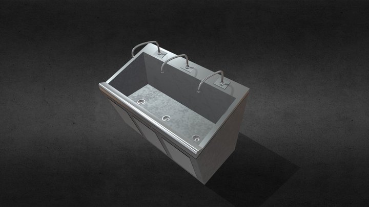 Scrubbing Sink 3D Model