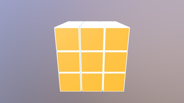Rubik's Cube- Mat 3D Model