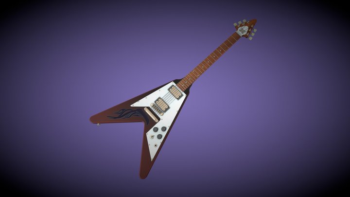 Gibson V "scythe" 3D Model