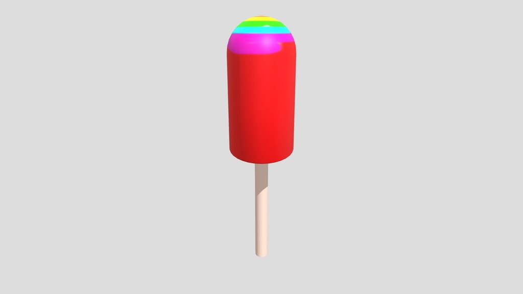 sorvete_lowpoly