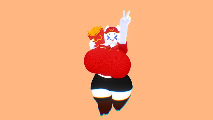 Discord Chan 3D Model