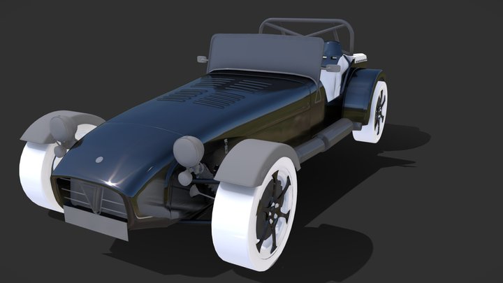 Caterham 7 Base Mesh 3D Model