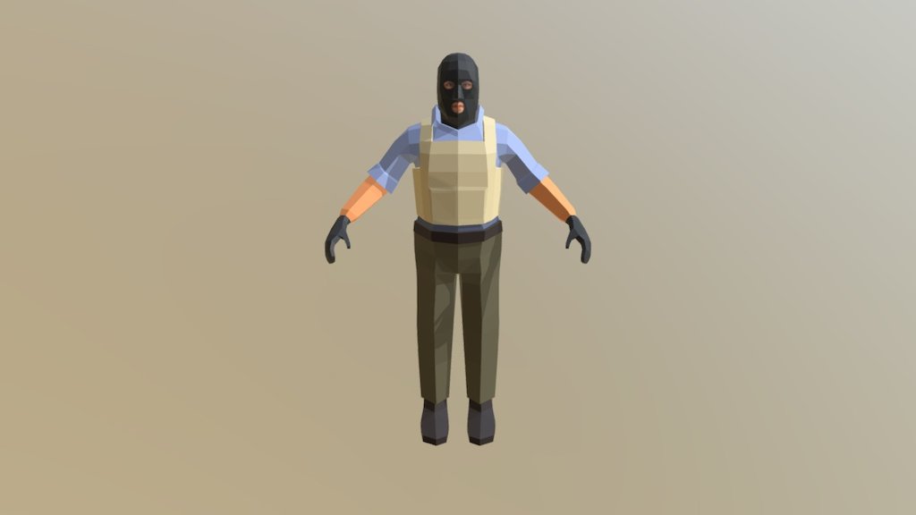 Terrorist - 3D model by SomethingLikeThis [482f1ff] - Sketchfab
