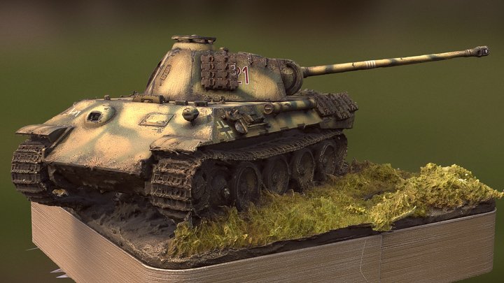 Panther model (new scan) 3D Model