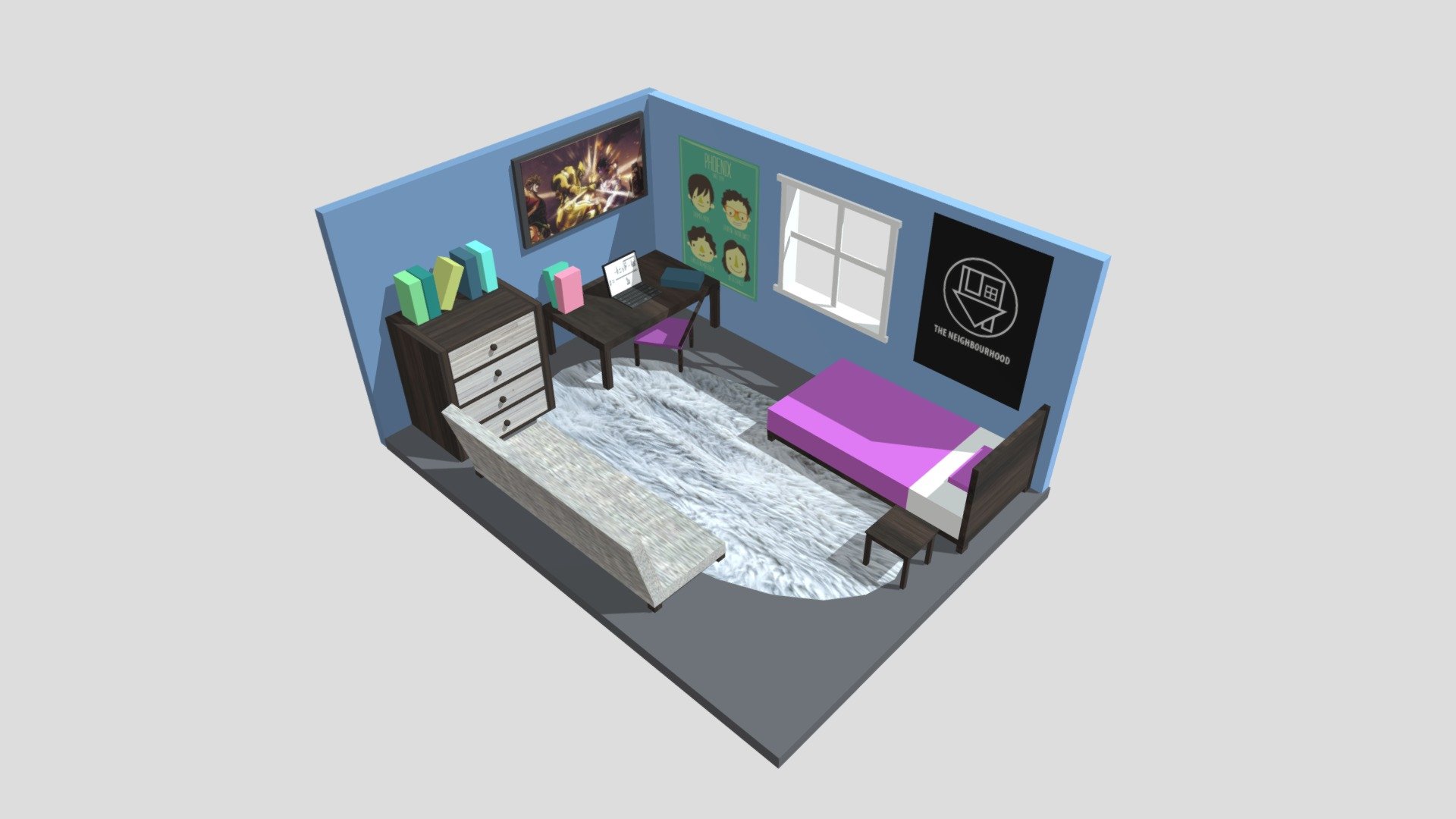 College Bedroom Final Project for CGT 116