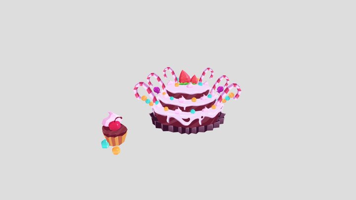 Candy Land All Models 3D Model
