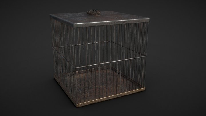 Square Rat Cage - Steampunk 3D Model