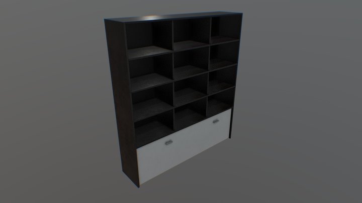 Book Shelf 3D Model