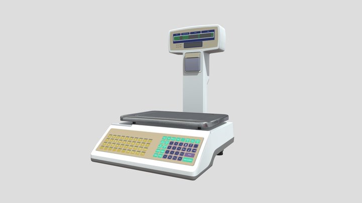 Shop Scale(lowpoly) 3D Model
