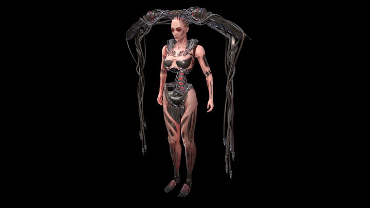 Sci-fi Girl 3D Model