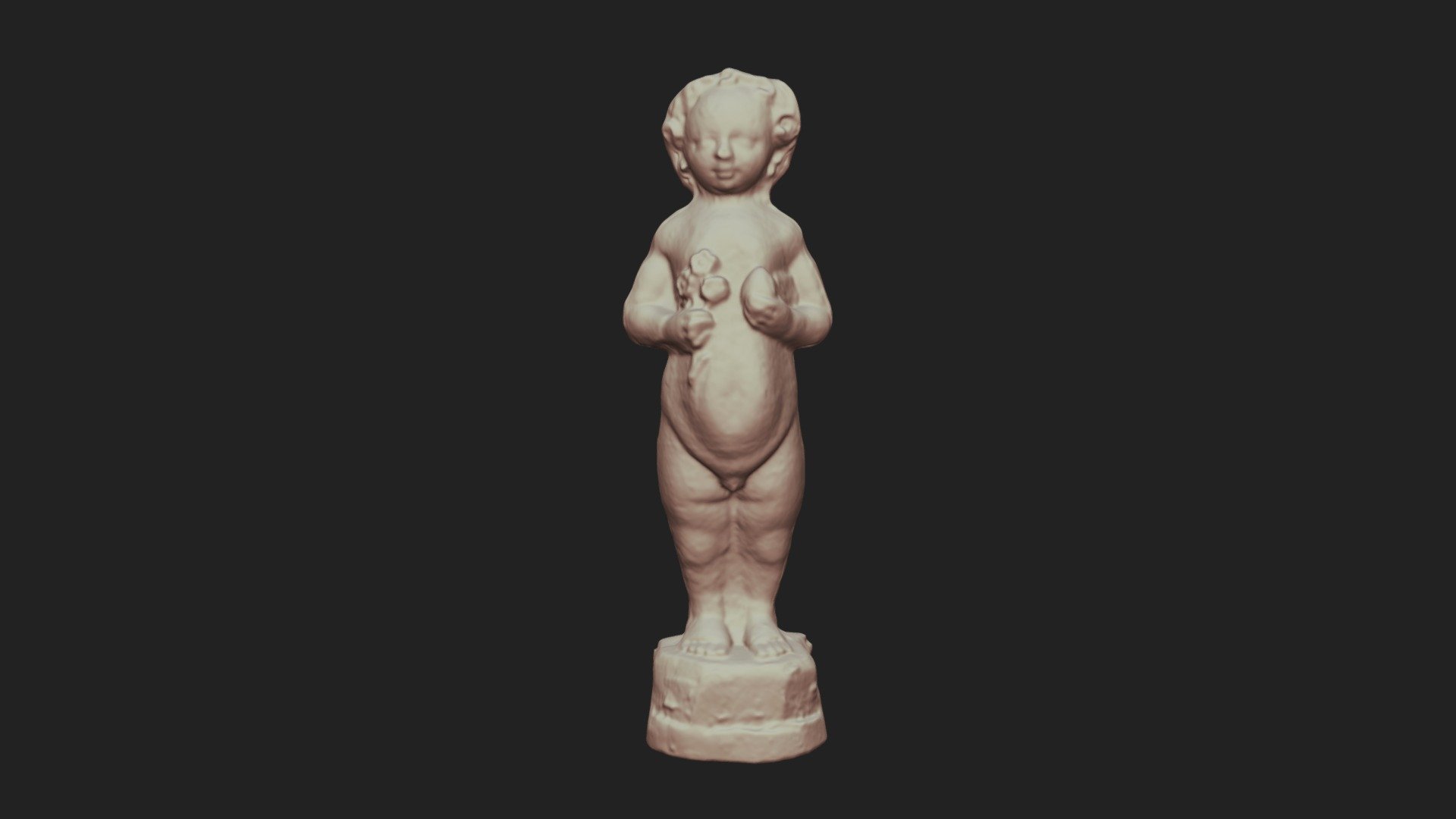 Reconstruction of a standing child Jesus_2 — Sketchfab embed 3D viewer