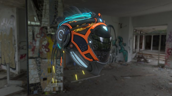 Helmet Predator X 3D Model