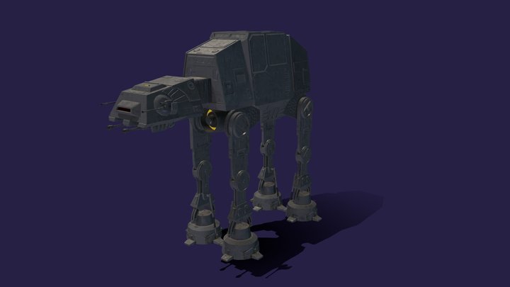 AT-AT: The Galactic Armored Transport 3D model 3D Model