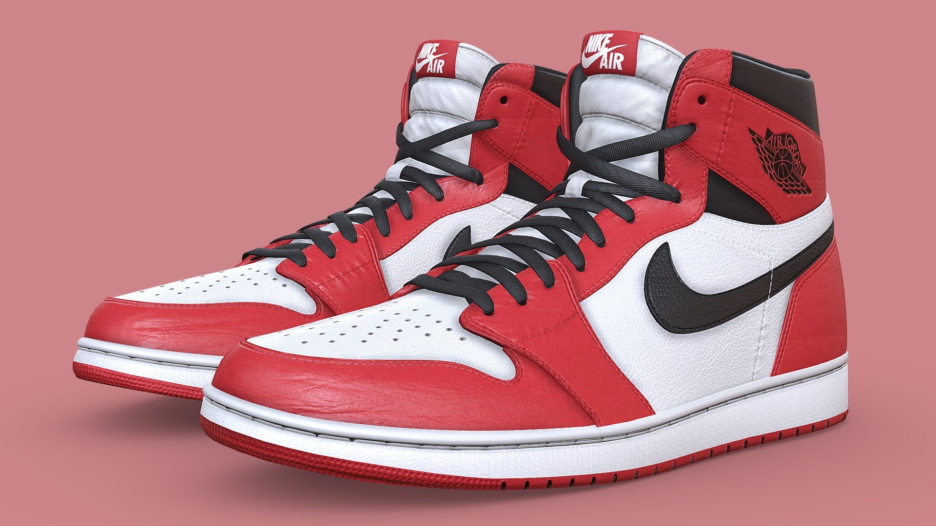 Jordan 1 Retro High OG Chicago Game Ready - 3D model by Joe-Wall ...