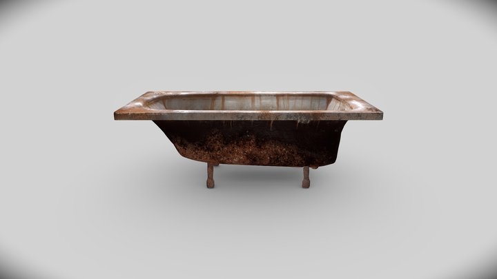 Rusty Bath 3D Model