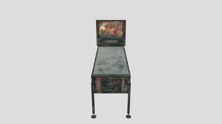 pinball machine 3D Model