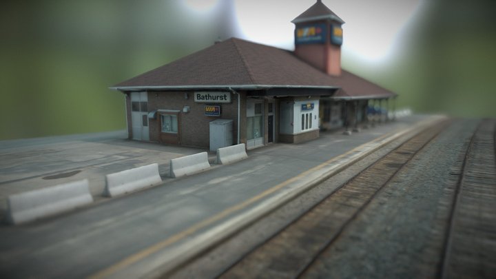 Bathurst Train Station – Modelo 3D gratuito STL