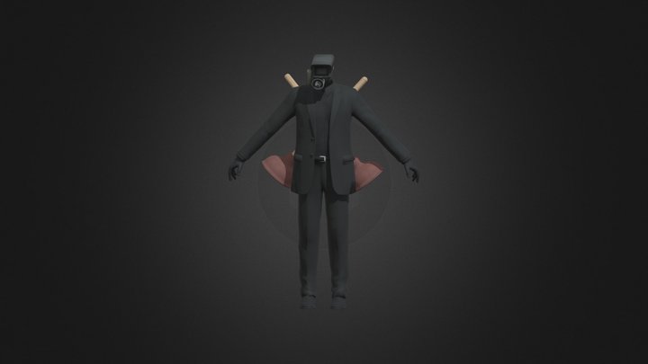 Plunger_cameraman 3D Model