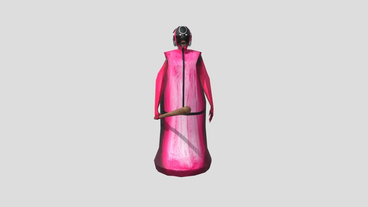 Squid Granny 3D Model