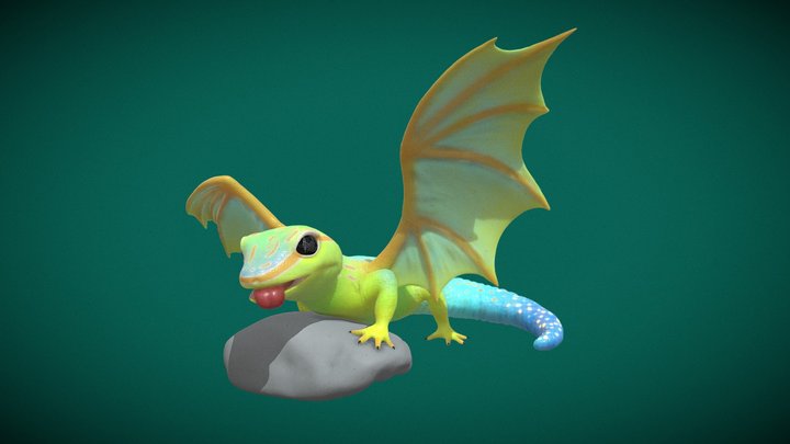 BatGecko 3D Model