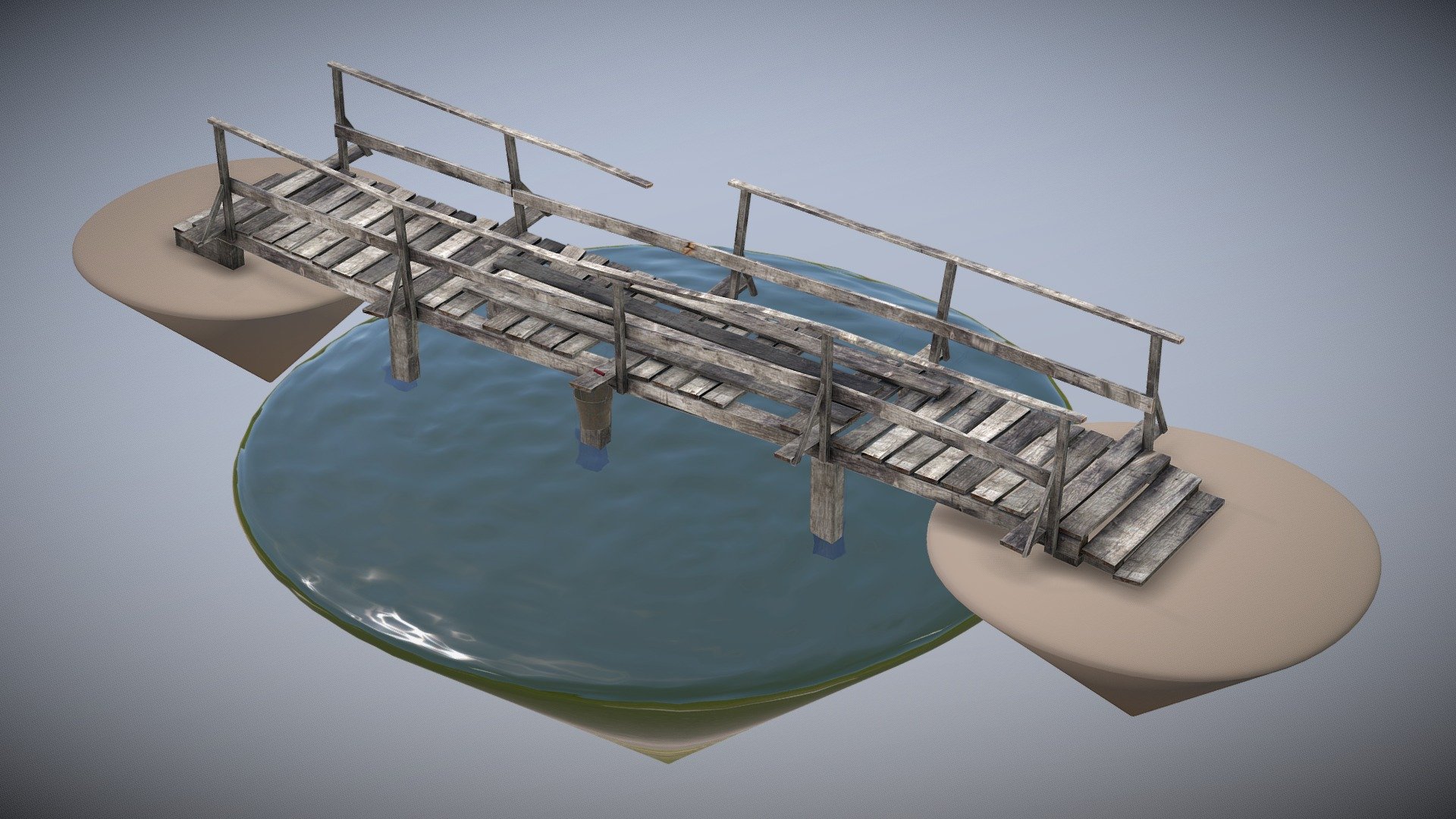 Bridge - Download Free 3D model by takoyto [483cec2] - Sketchfab