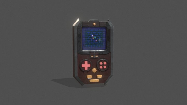 Modernised Gameboy 3D Model