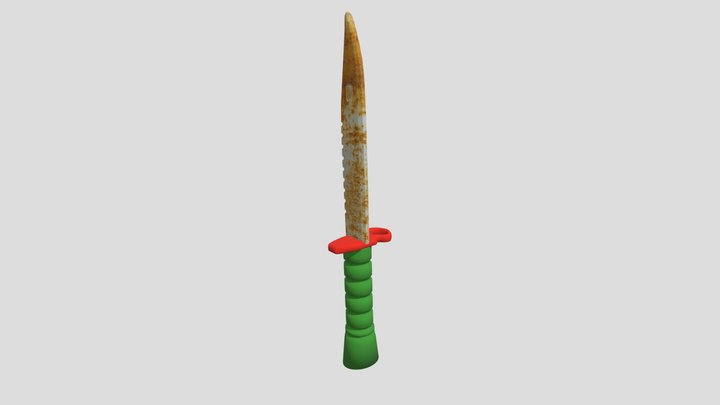 OLD M9 BAYONET 3D Model