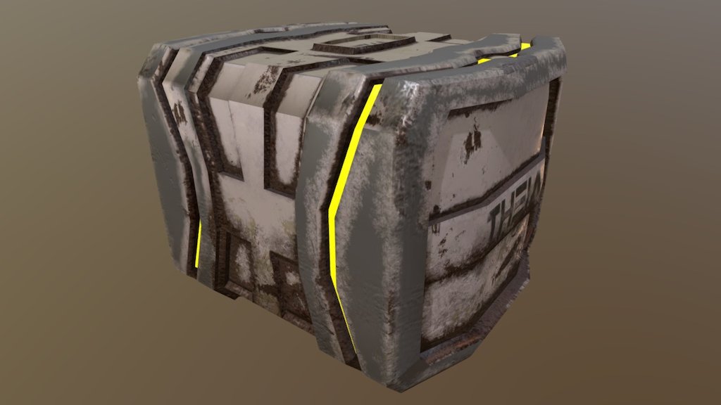 SciFi Crate - 3D model by medessec [483dde2] - Sketchfab