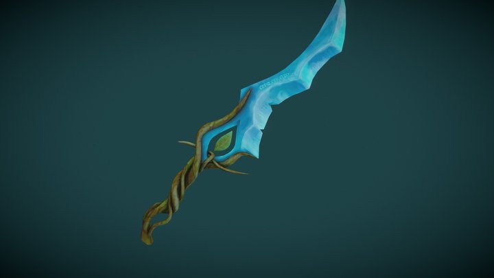 Elven Root Sword - DAE Weaponcraft 3D Model