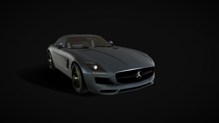 SLS Mercedes 3D Model