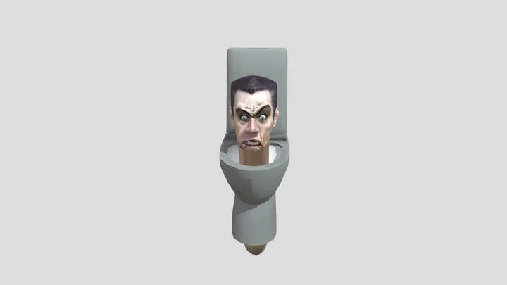 GMAN FACE RIG_fbx_Scene 3D Model