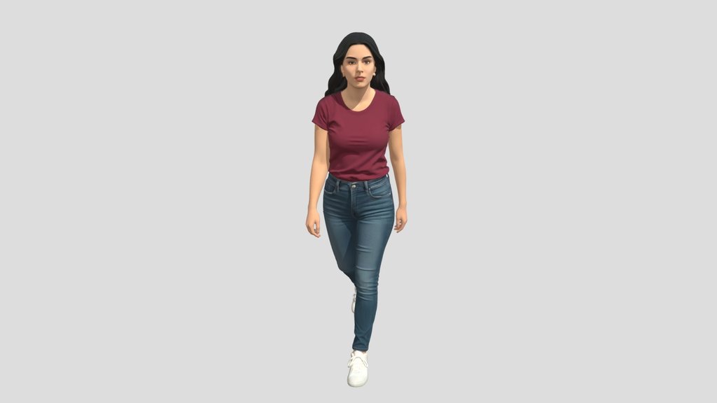 Casual Walk in Jeans