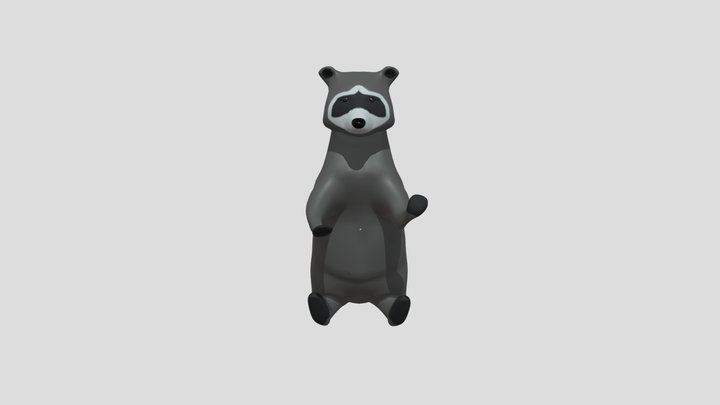 RaccoonPosed 3D Model