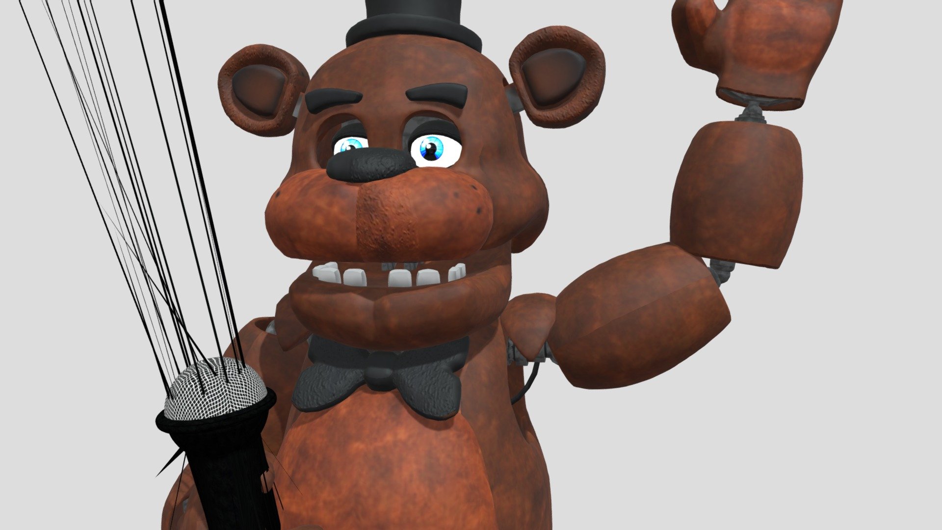 Og Freddy - 3d Model By Captian Allen (@allen Animations) [4841fa6 