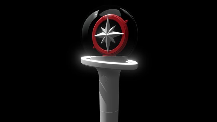 STL file Stray Kids Lightstick Stand 👽・3D printable model to download・Cults