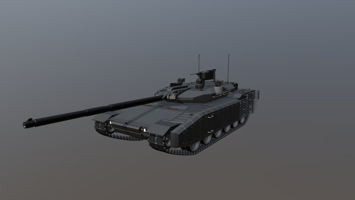 MBT-2020 Main Battle Tank 3D Model