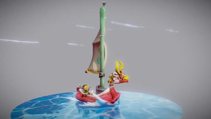 Zelda the Wind Waker - Unexpected Encounter 3D Model