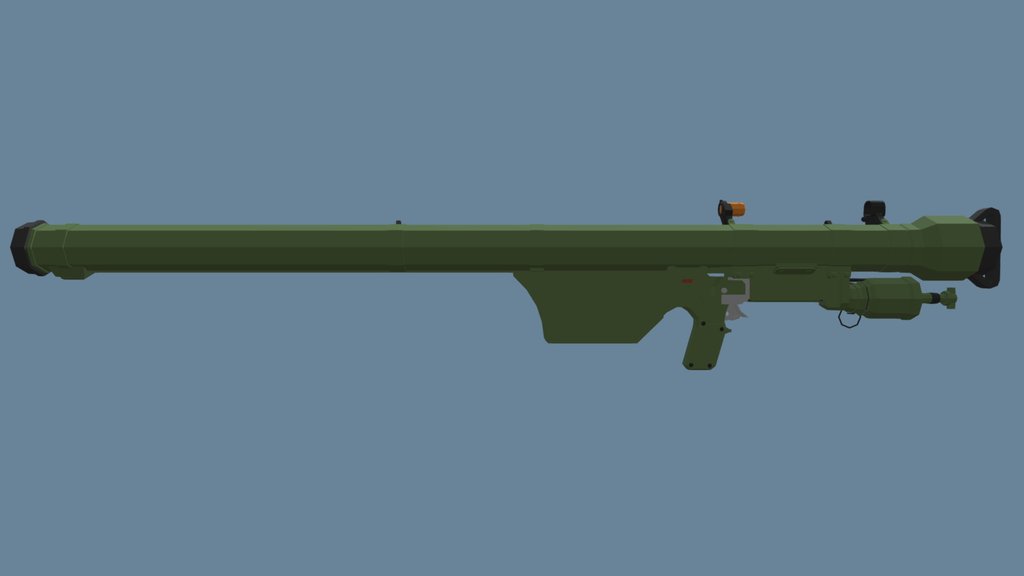 9K32M Strela-2M (Low-Poly)