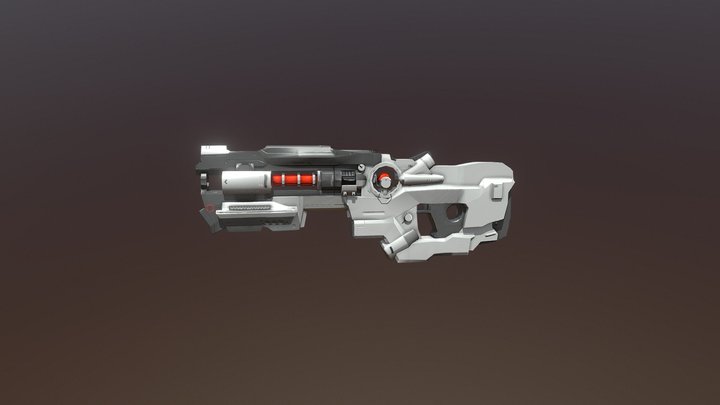 Static Gun 3D Model