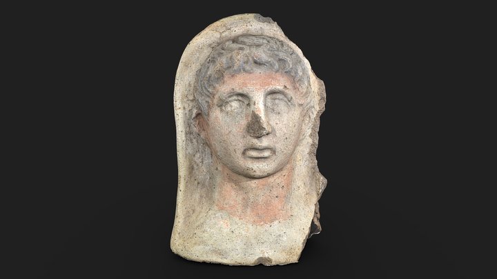 Votive Male Head 3D Model