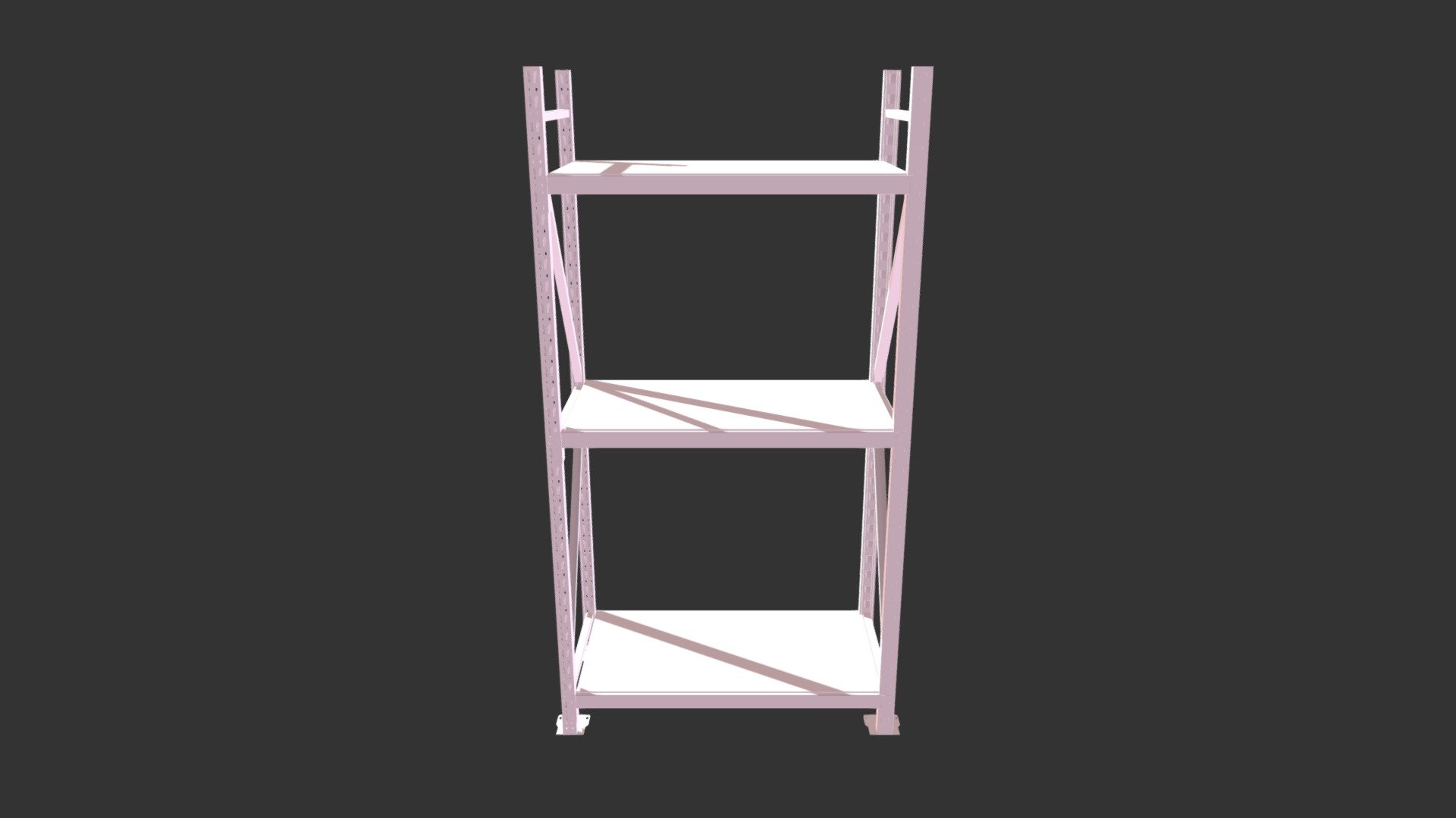 Storage Rack 60cm Shelf Depth - Download Free 3D model by estella ...