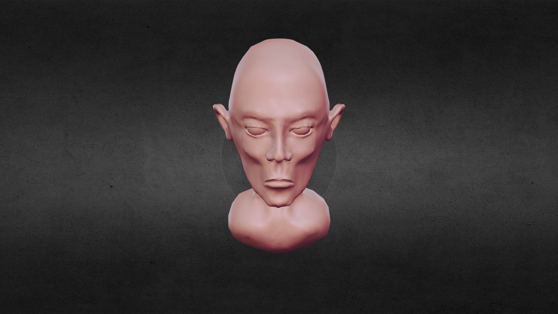 skinny guy head