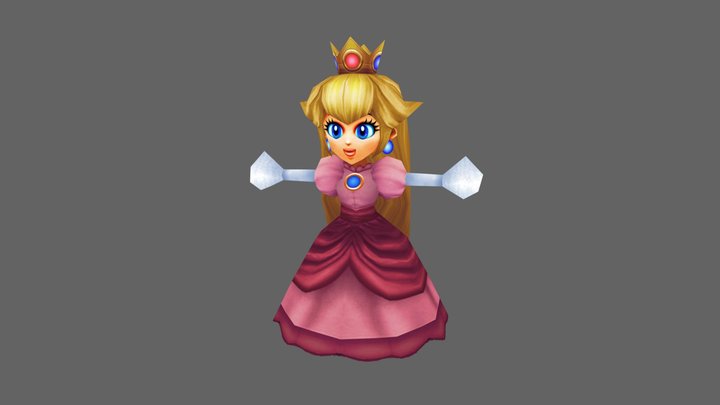 Peach (DS) 3D Model
