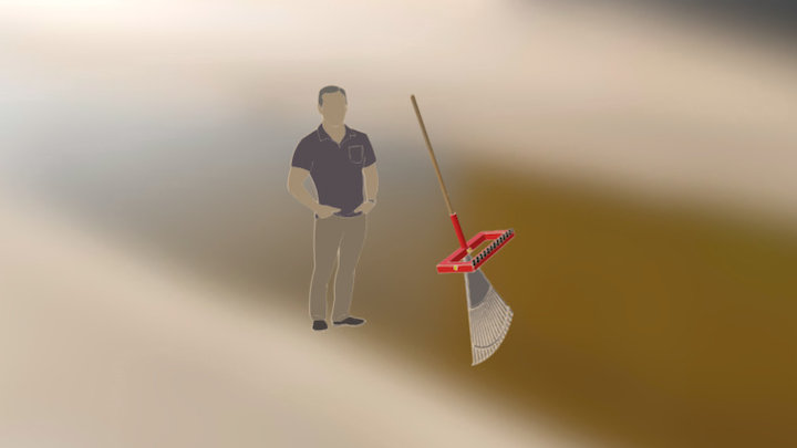 rake bagging attachment 3D Model