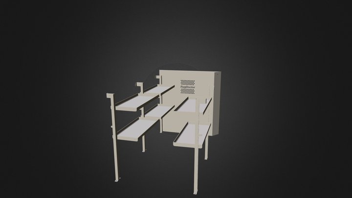 Internal Van Shelving 3D Model