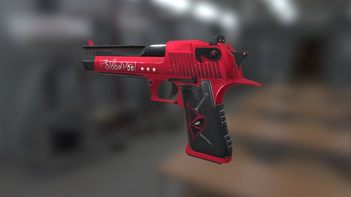 DESERT EAGLE | WARRIOR | BLOODPOOL 3D Model