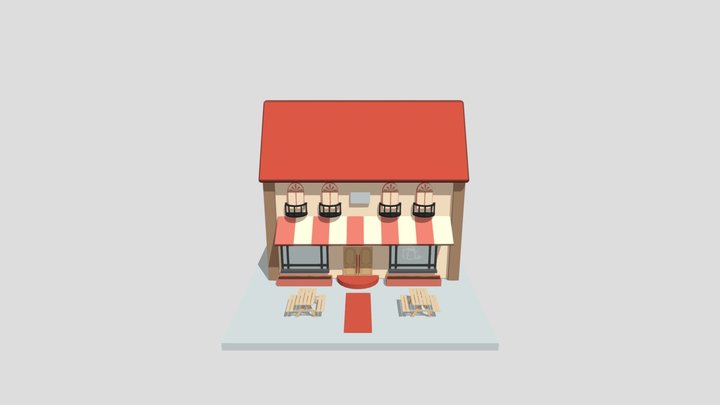 Cake Shop 3D Model