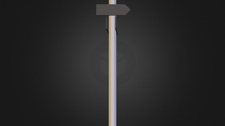 Signpost sketch 3D Model