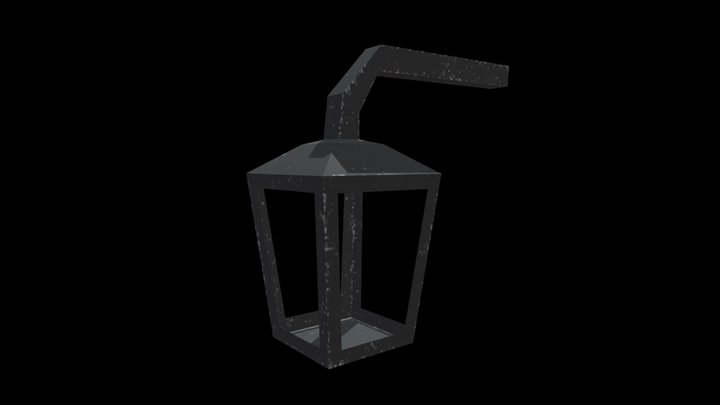 Psx Wall Lantern 3D Model