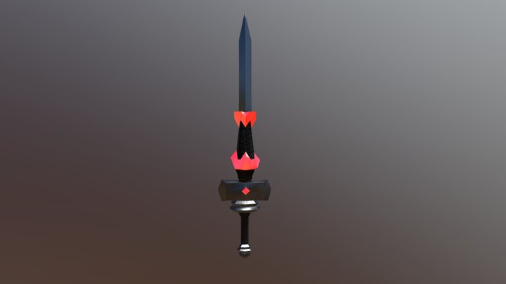 Ruby Sword 3D Model